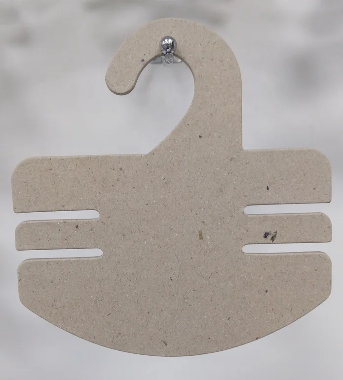 Оптовая продажа биоразлагаемый переработанный детский нагрудник картонная вешалка для бумаги с напечатанным