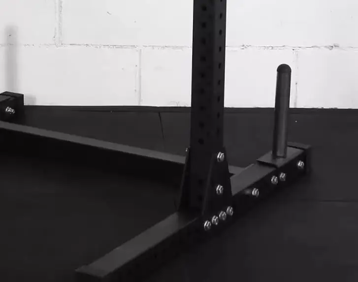 half squat weightlfiting power stand rack with pull up bar