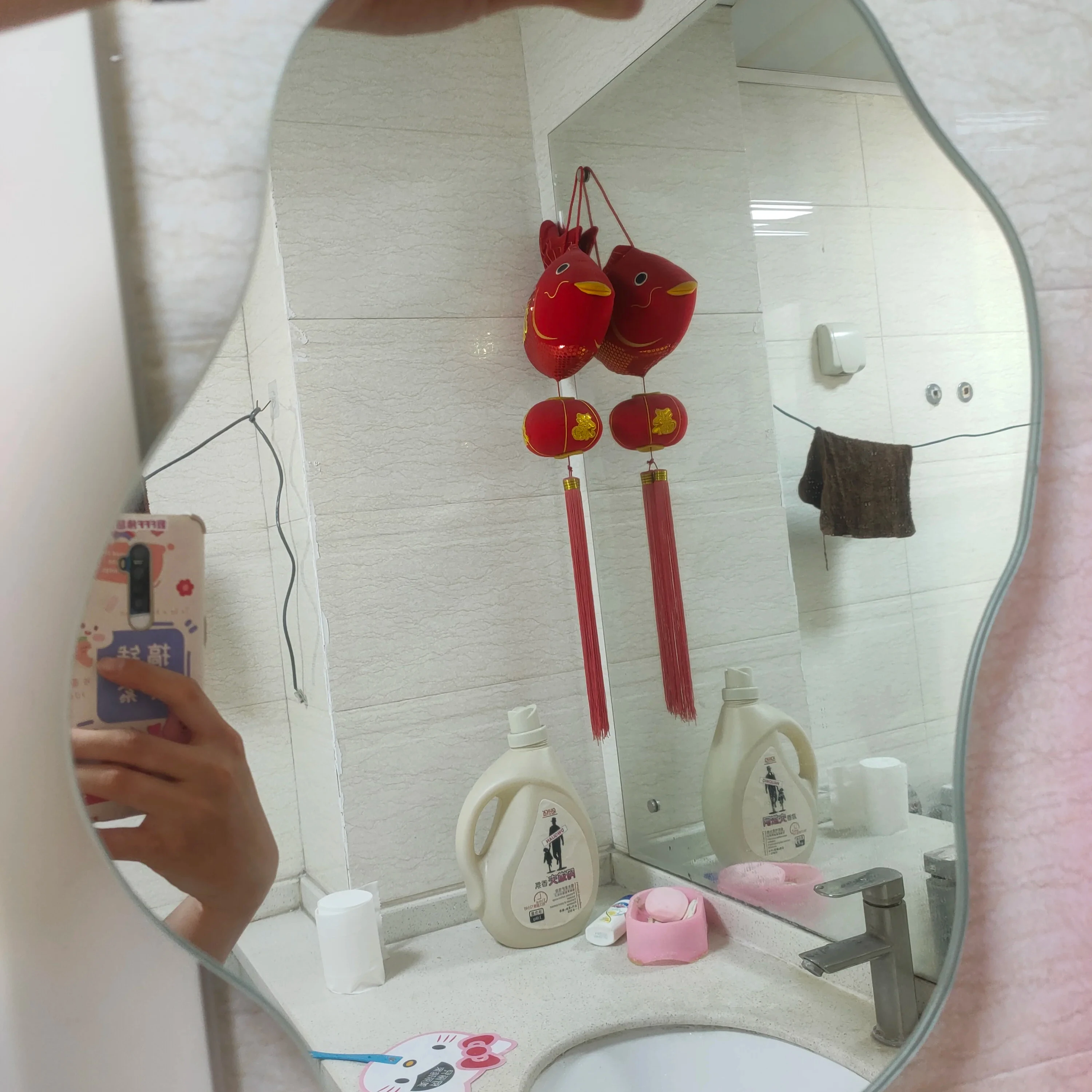 Бескаркасное зеркало Закаленное