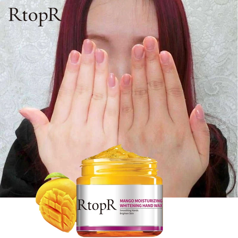 Mango Moisturizing Hand Wax Whitening Skin Hand Mask Repair Exfoliating Calluses Film Anti-Aging Hand Skin Cream 50g
