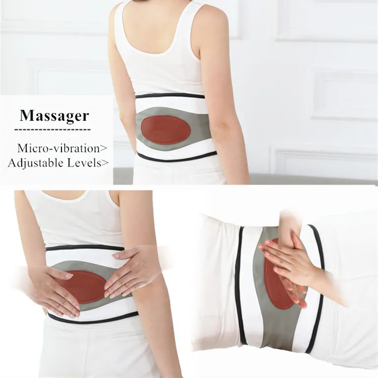 Elettric tool massage for flat belly vibration machine essential air bag waist and abdomen massager lumbar decompression belt