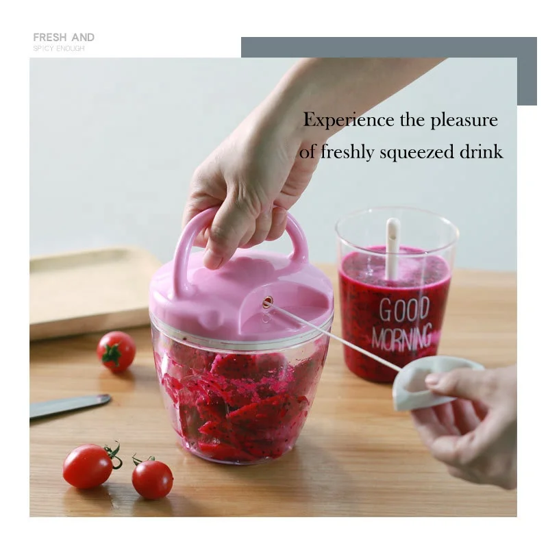 Portable Speedy Pull The Garlic Masher By Hand Multi-Function Kitchen Gadgets Onion Chopper