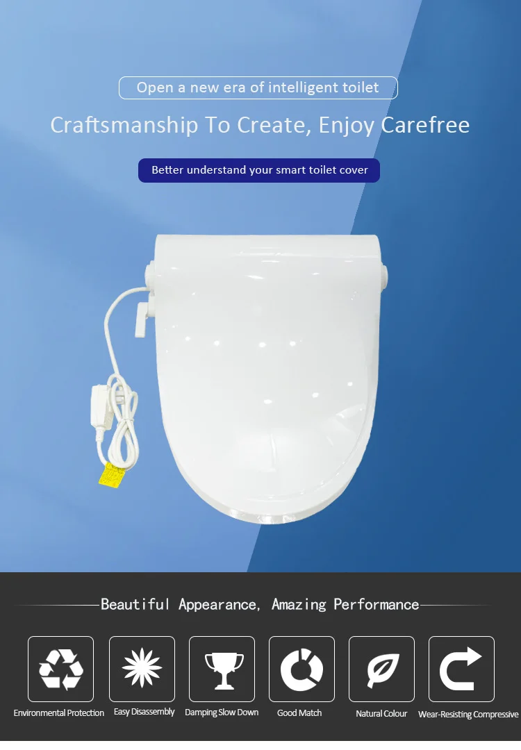 Fengjie Intelligent Smart heated Sanitary Electric disinfection automatic cleaning automatic toilet seat cover