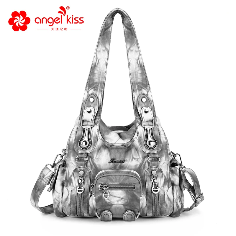 Angel Kiss New Arrival Stock Women Handbag Messenger Zipper Tote Ladies Casual Tote Fashion Bag