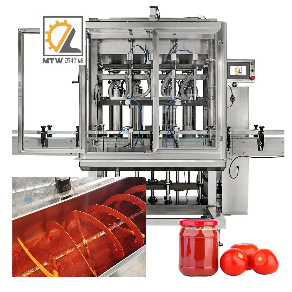 MTW automatic 1 head simple chocolate jam filling machine