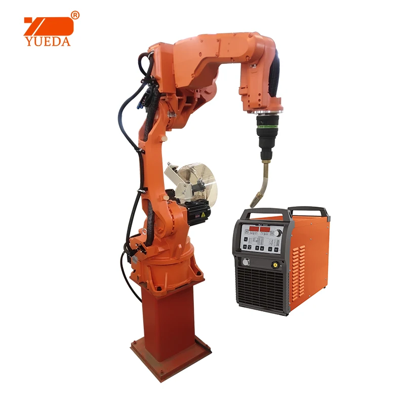 Yueda factory price 6 axis industrial cnc mig welding robot arm/robotic machine for sale