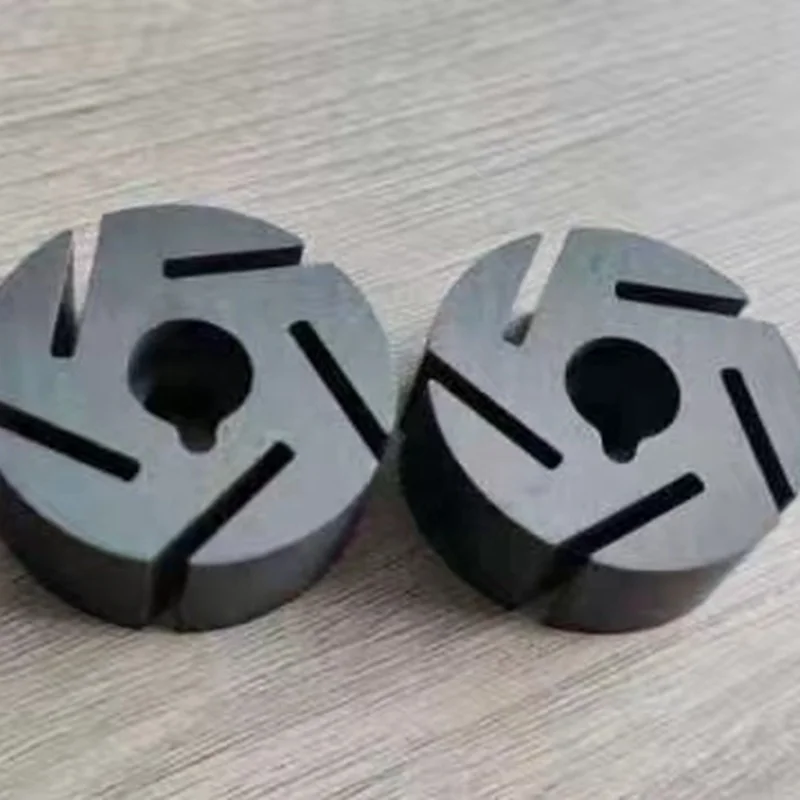 High quality small graphite rotor with carbon vane in liquid oil  pump