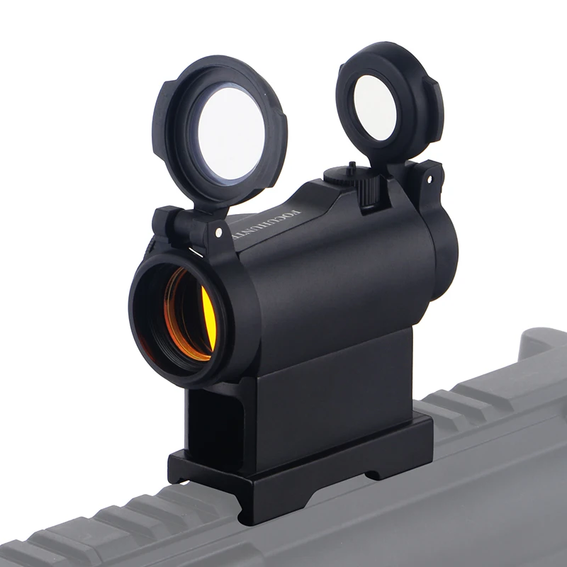 Optics Tactical 2 MOA 1X24 Hunting Red Dot Sight Scope With Quick Release Mount Cover