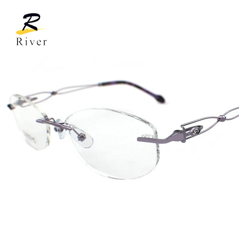 Beauty comfortable japan air titanium eyeglass frame frames for men women
