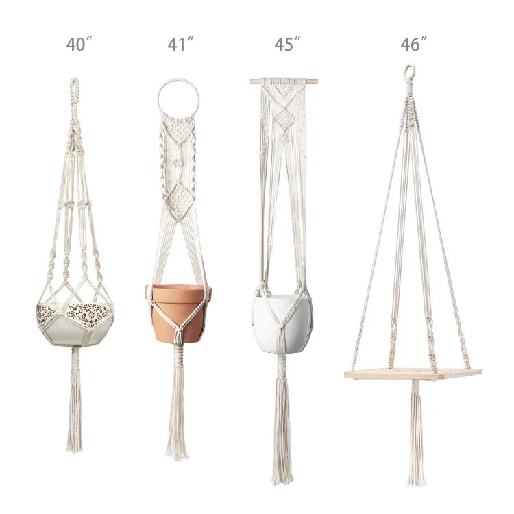 Macrame Plant Hangers Large Indoor Outdoor Wall Hanging Planter Hanger