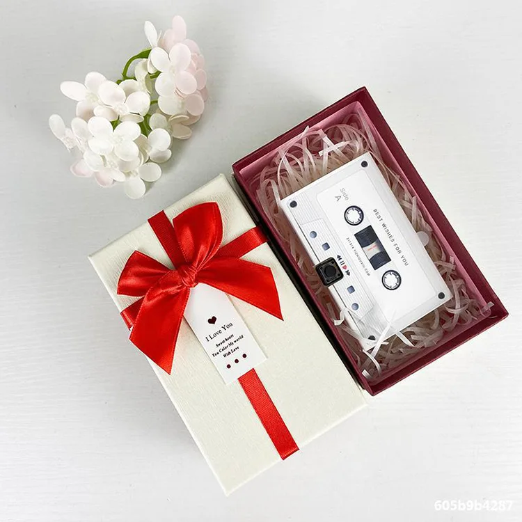 Popular Creative Personality Thank You Cards Blank 60 Seconds Voice Recording Greeting Card For Birthday Gift