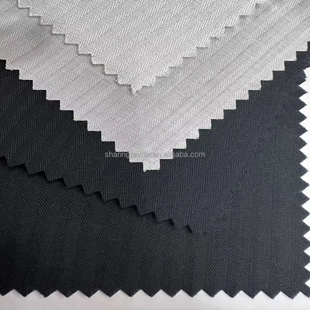 65/35 80/20 Polyester Cotton Blend 133*72/110*76 Herringbone Jacquard TC Pocketing Fabric