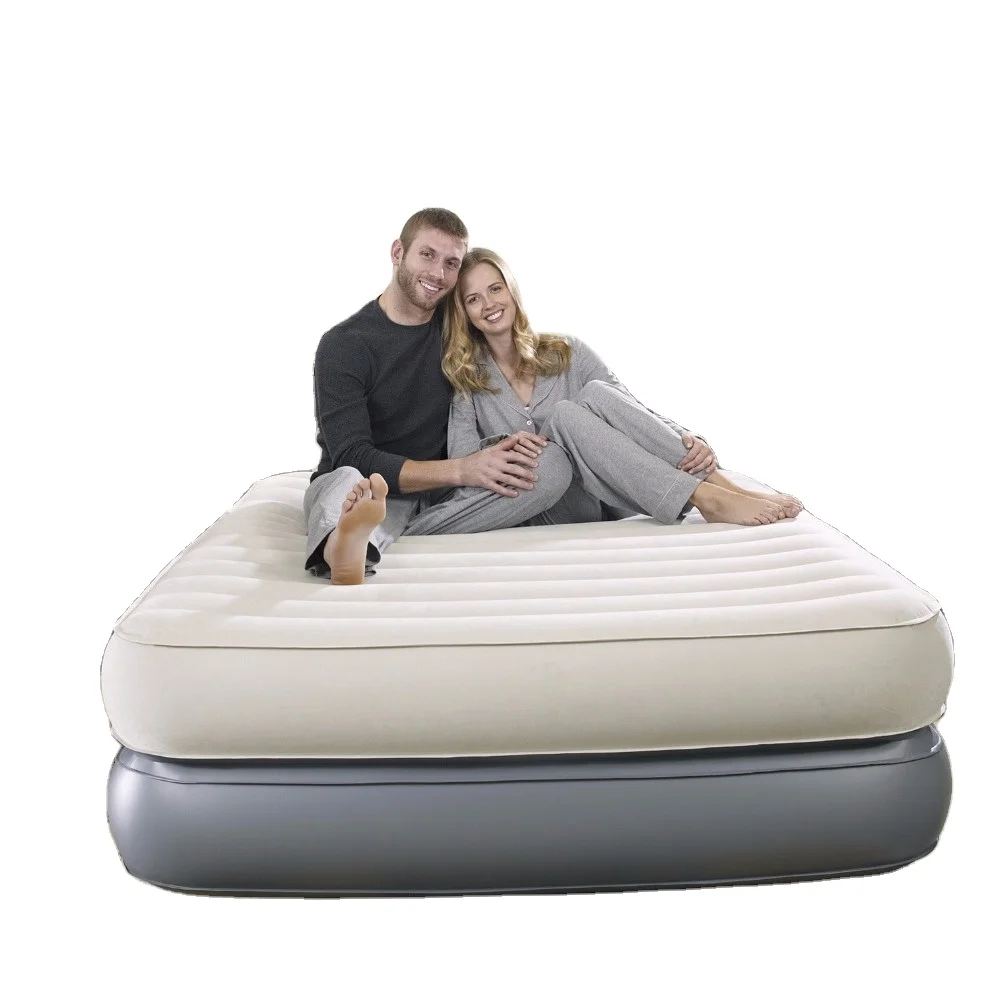 Mirakey airbed with Built-In electric pump Luxury Raised Double air bed inflatable mattress