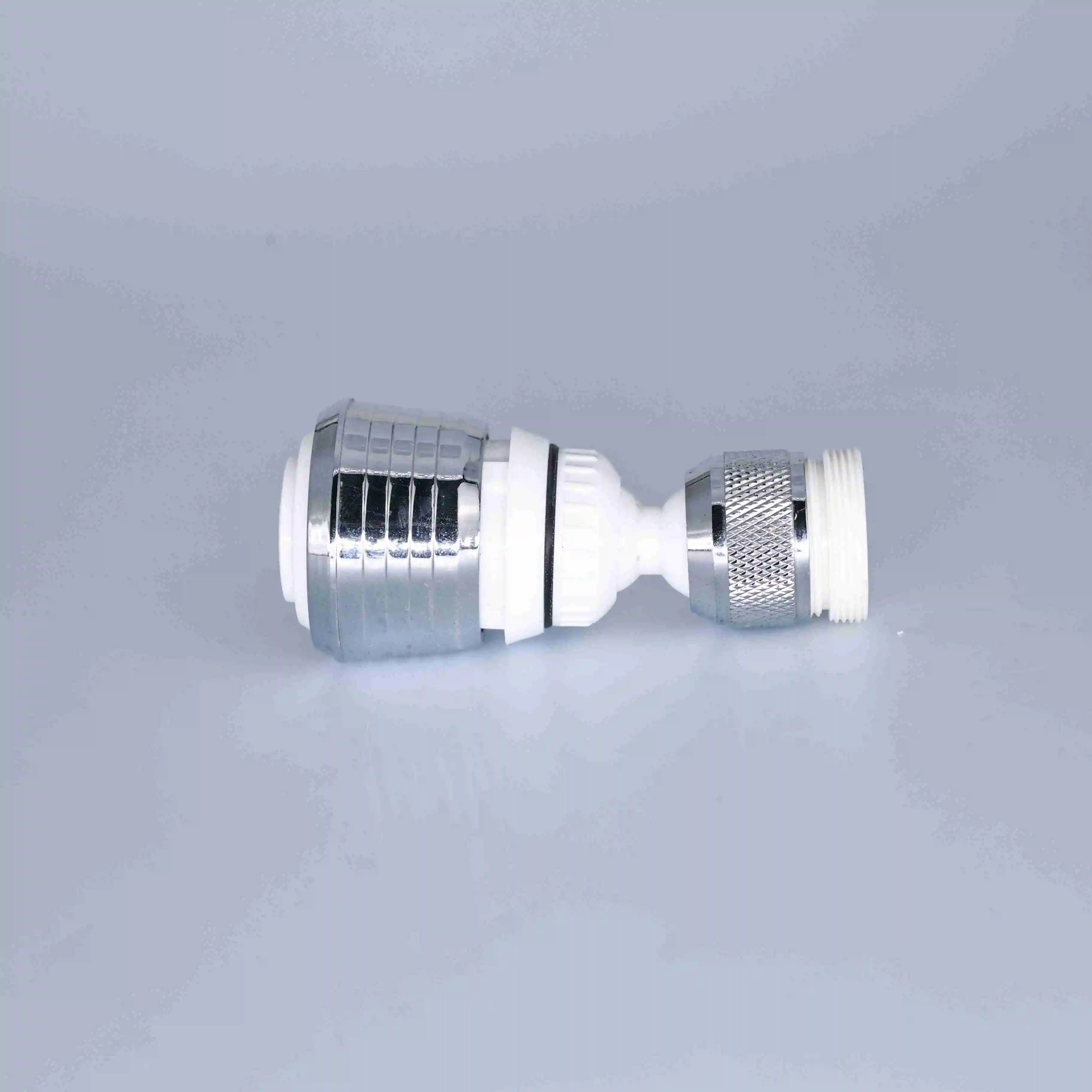 Short Watersaver White Faucet Water Bubbler Water Saving Aerator Diffuser Swivel Tap Nozzle Filter Adapter