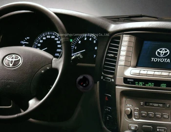 TOYOTA LAND CRUISER 100 автомобильная навигация проводка GPS проигрыватель рамка детали с пластиковым черным ABC радио Android Авто Cd