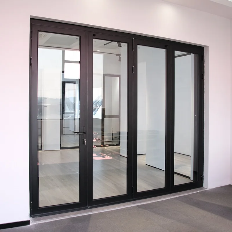 European Standard Aluminium Bi-Fold Doors External Insulated Home Folding Exyerior Bi Fold Door