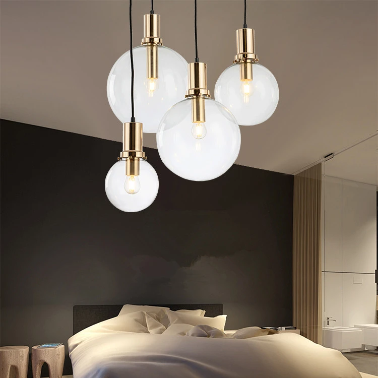 Hand Blown Glass Pendant Lamp Modern Lighting Glass Ball Pendant Light