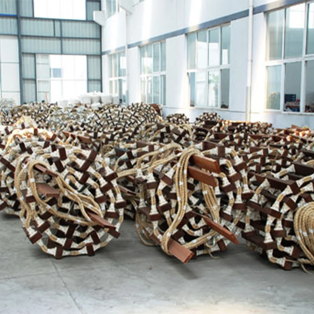 CCS Marine Embarkation Ladder Boat Safety Ladder Wood / Aluminium Rope Ladder for port, dock ,boat