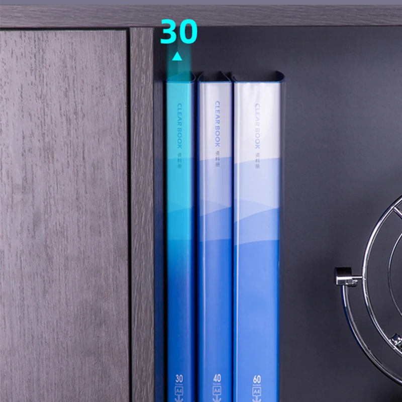 Portfolio Binder with Clear Plastic Sleeves Protectors Display 60 Pages Book for Artwork Document Organizer