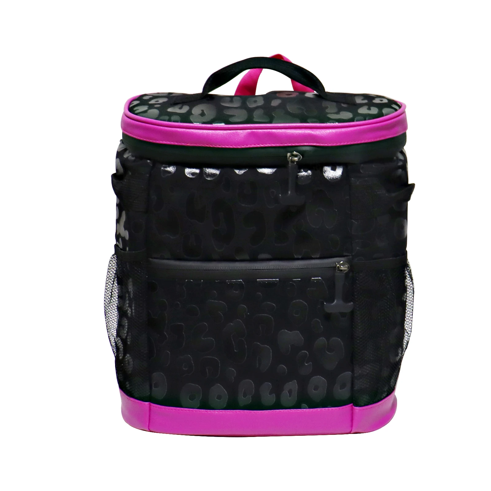 По индивидуальному заказу оптовой торговли с леопардовым принтом из водонепроницаемого материала рюкзак охлаждающая сумка для ланча большой изолированная сумка-холодильник DOM117-2003