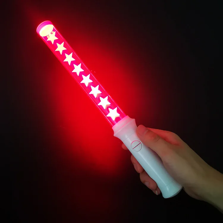 Kpop Custom Logo Brand Wireless Rfid DMX Controller Lightstick Fans Cheer Up Glow Wand LED Light Stick For Events Concert Sports
