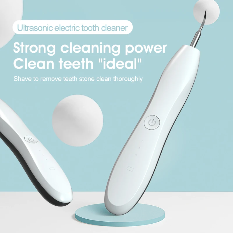 Home Use USB Rechargeable Teeth Deep Cleaning Ultrasonic Electric Oral Care Deep Teeth Cleaning Device about 2 Hours 500 Mah 1W