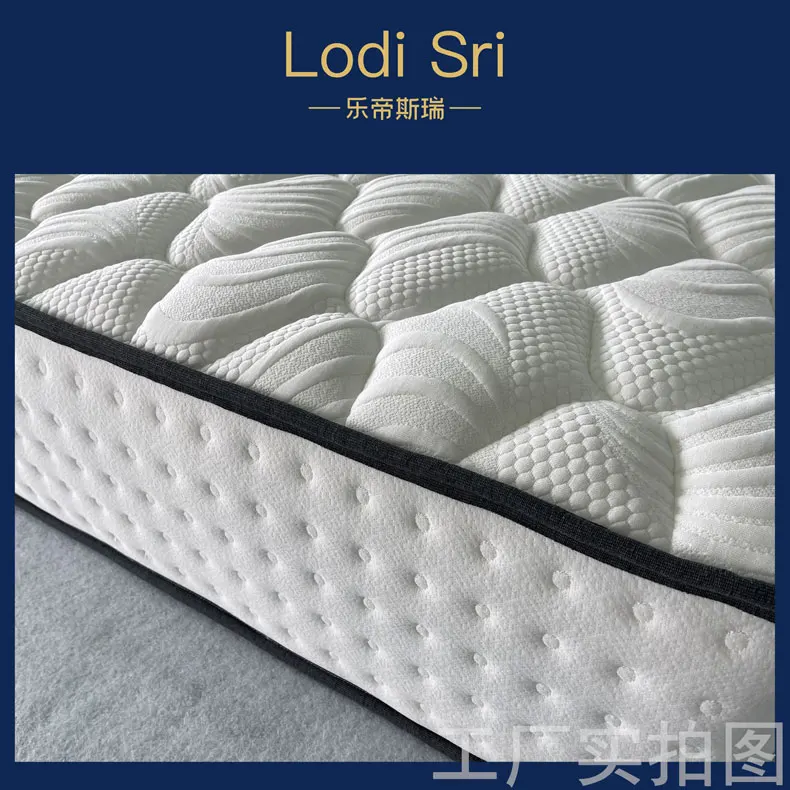 top sell luxury hotel bed queen king size top zone pocket coil spring hybrid bed mattress with memory foam compress roll in box