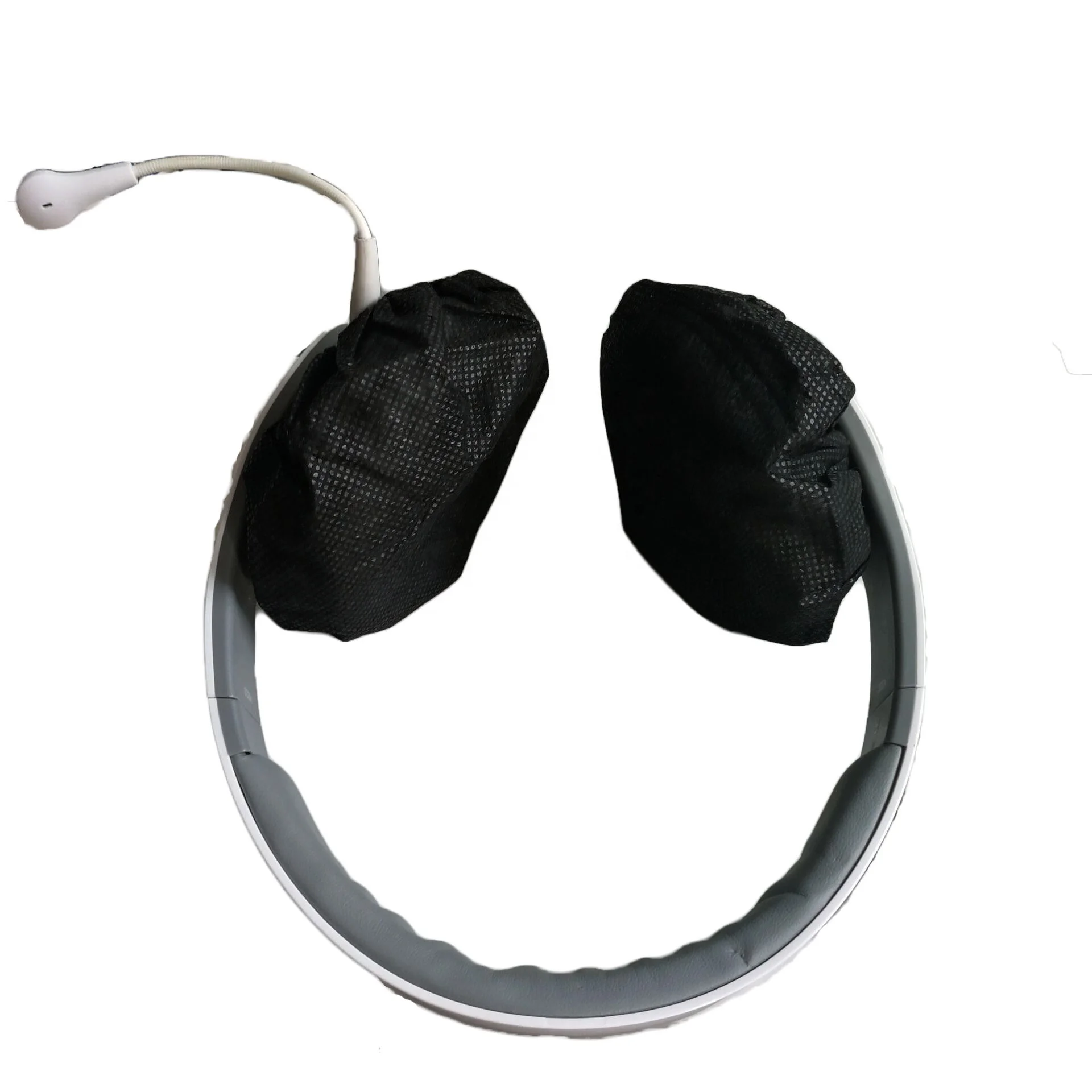 Airline Disposable Earbud Earphone Headset Headphone Non-woven Ear cover