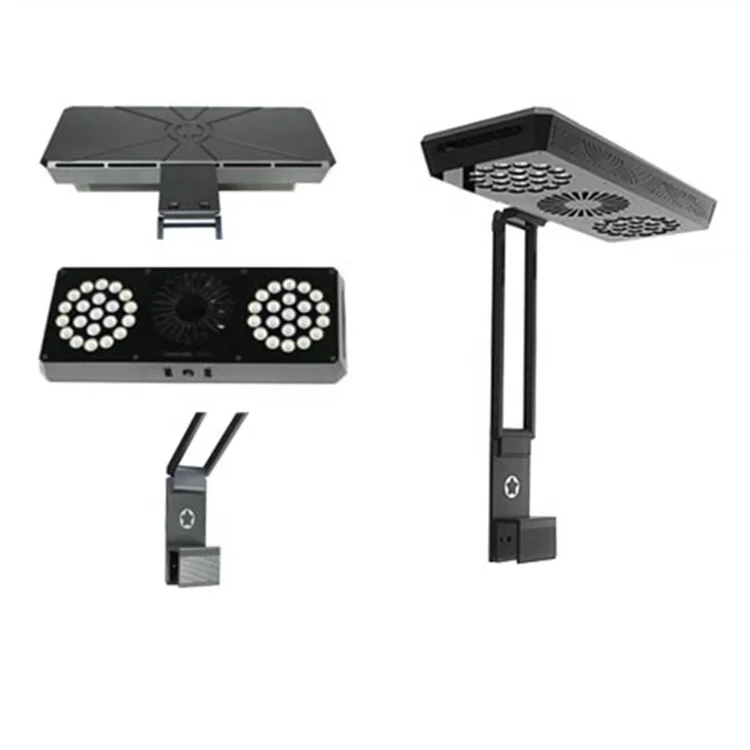  Светодиодный аквариумный светильник полного спектра MicMol Thor X120w с умным контроллером и регулируемым кронштейном для рифовых