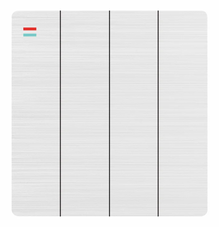 Universal Wall Switch Way Wall Sockets and Switches 4 Gang 1/2 Sonoff Smart Switch Hot-selling Brushed Panel White 16A 3 Years