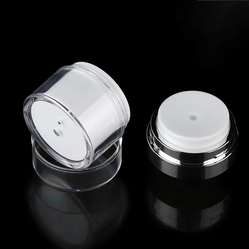 30g 50g Cosmetic Jars Plastic Squeeze Bottles Empty Cosmetic Airless Cream Jars