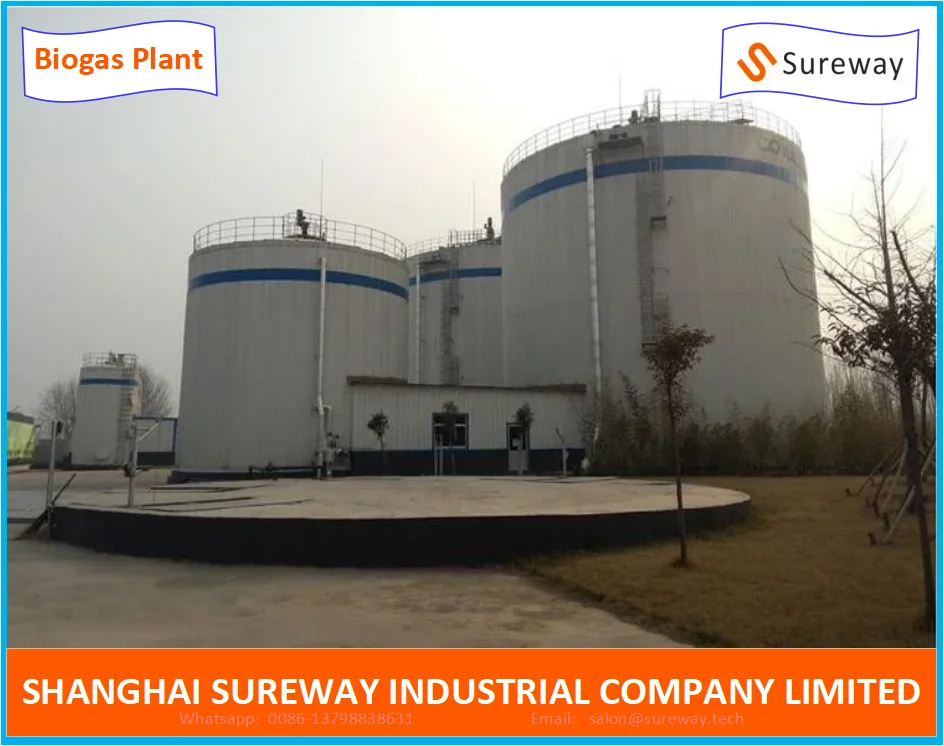 Биогазовая установка для обработки пищевых отходов/проект