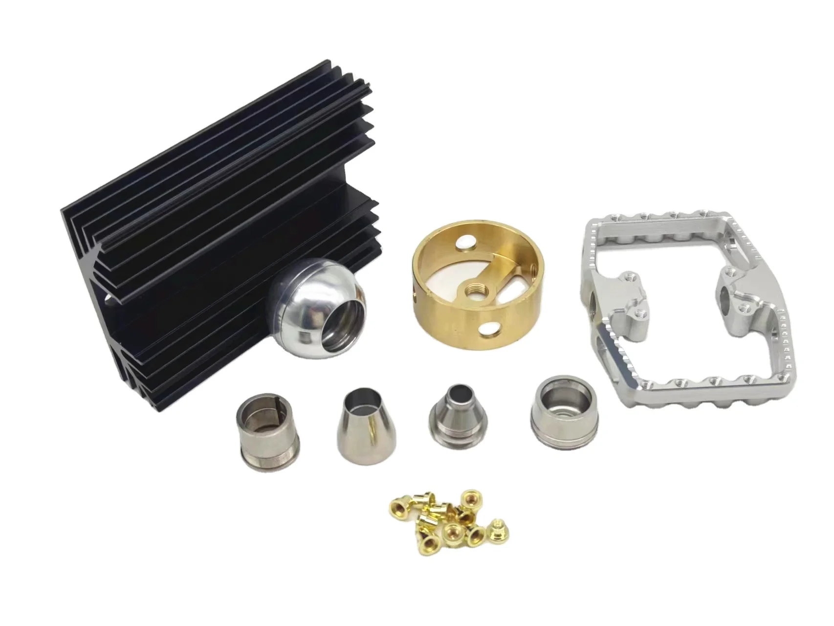 Custom Logo Metal Plastic CNC Parts Manufacturing Rapid Prototypes Service Motorcycle Automotive Auto Aluminum Parts CNC