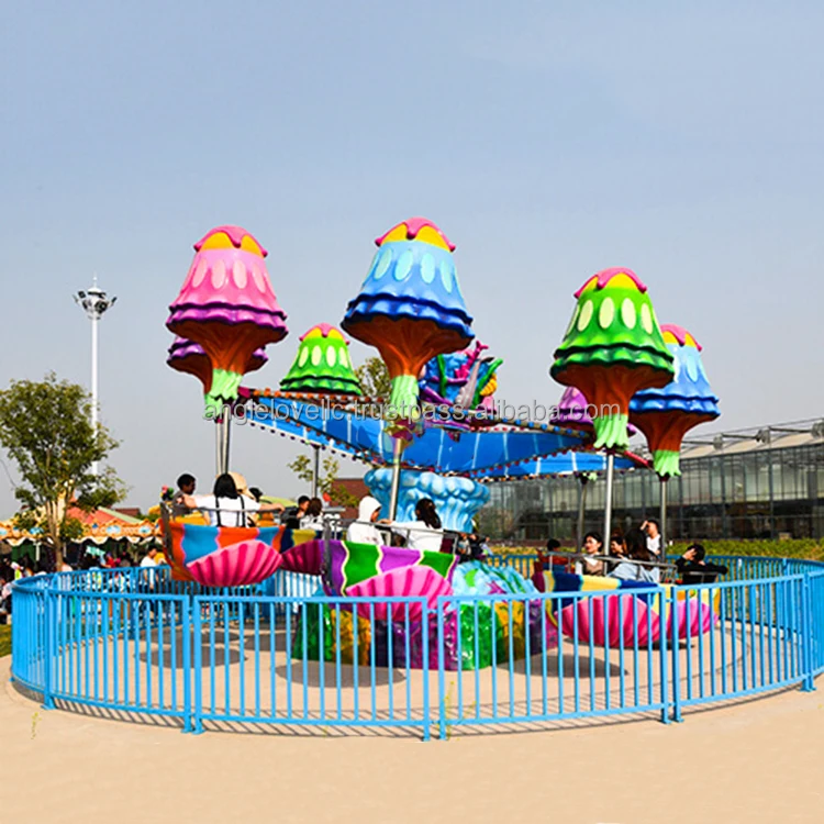 Theme Park Funny Games Fairground Kid Popular Rides Happy JellyFish Rides