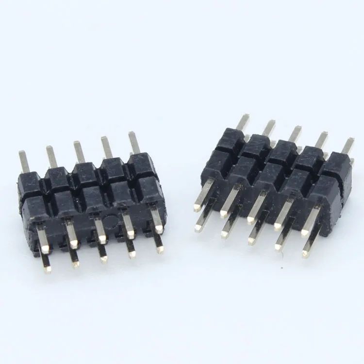  2 мм Шаг латунный штыревой разъем 4Pin 3 9 10 50 128 контактный 8 P 6 Pcb двухрядный прямой питания