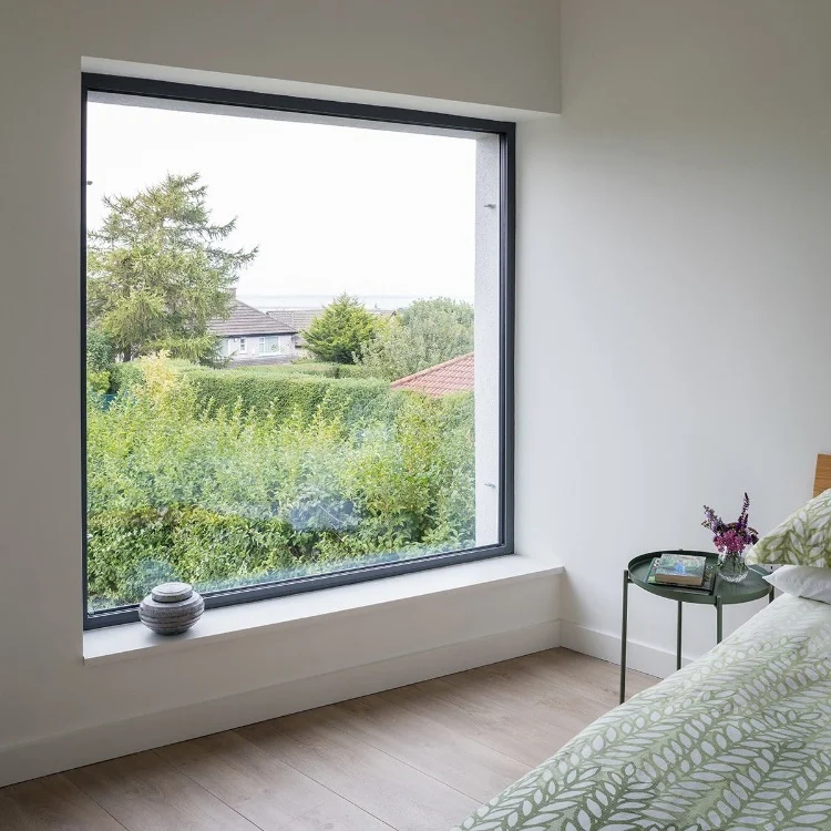 Factory Direct Selling Big Fixed Picture Window Customized aluminium windows extra large picture window