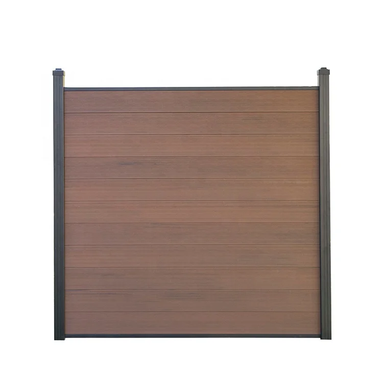 UV-Stable Outdoor Composite Modern Wood Plastic WPC Fence CE Certified Compound Garden Panel