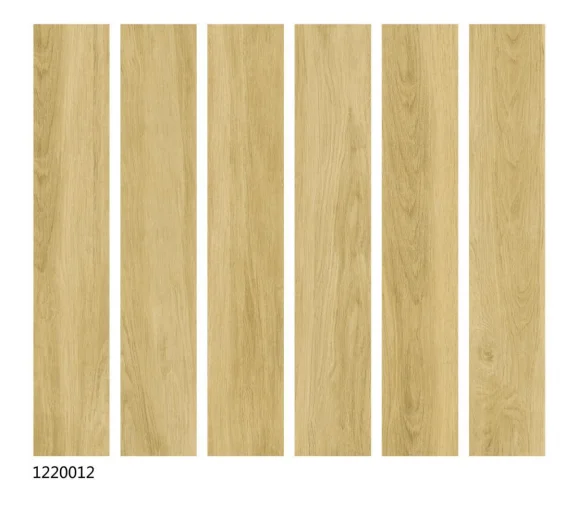 High Quality Indoor Bedroom Decoration 200*1200 Mm porcelain wood tile floor Wood Like Porcelain Floor Tile