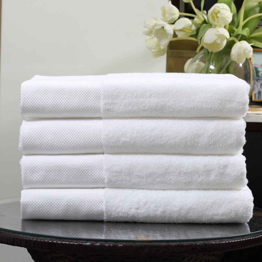 Wholesale luxury large adult hotel spa terry bath towels 100% cotton 70 x 140
