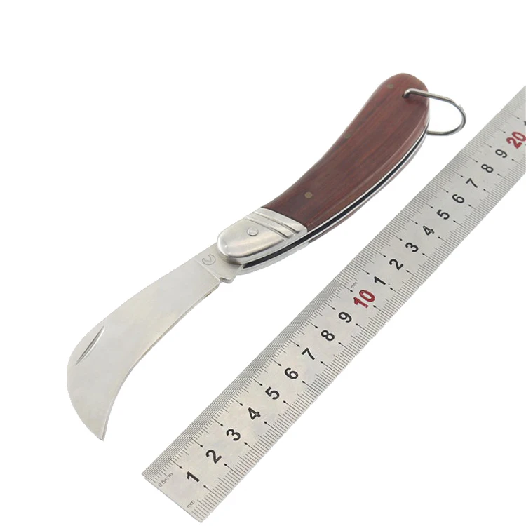 Hot Selling Cheap Wood Handle garden grafting planting Folding grafting Knife