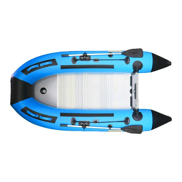 inflatable fishing boat rubber RESCUE boat with aluminum floor high pressure PVC air tube