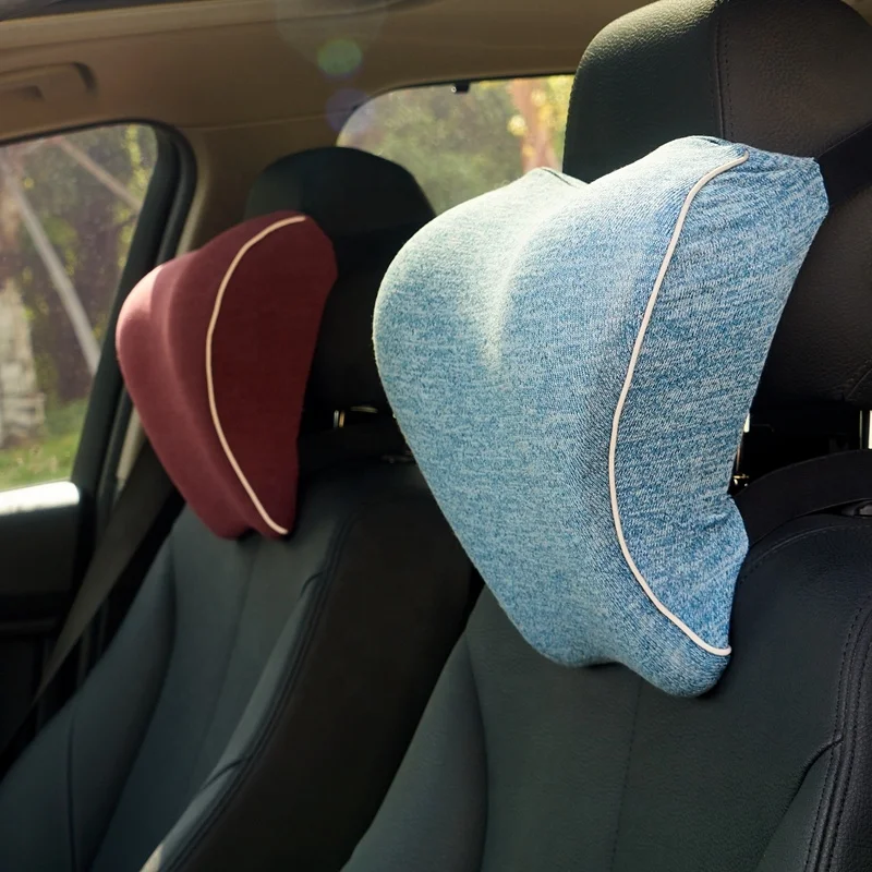 Car seat pillow Auto Safety Head Neck Rest Relax Cushion Pad Breathable Neck Pillow For Car