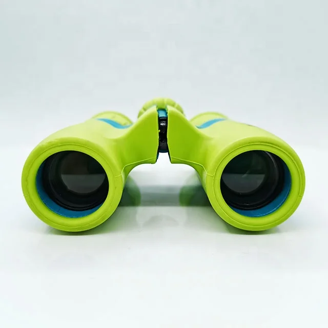 Foreseen 8x21 rubber binoculars promotional gift binocular telescope  for Boys and Girls