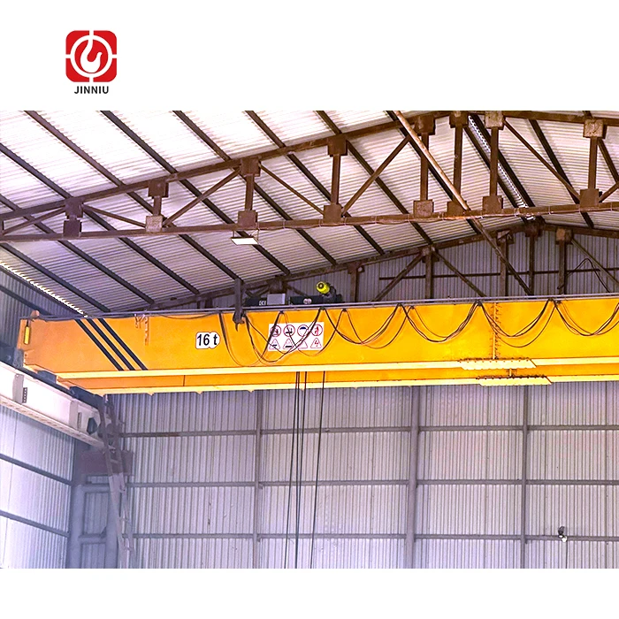 Dual 20 ton bridge cranes for total 40 ton top rider Single Beam Overhead Traveling Crane