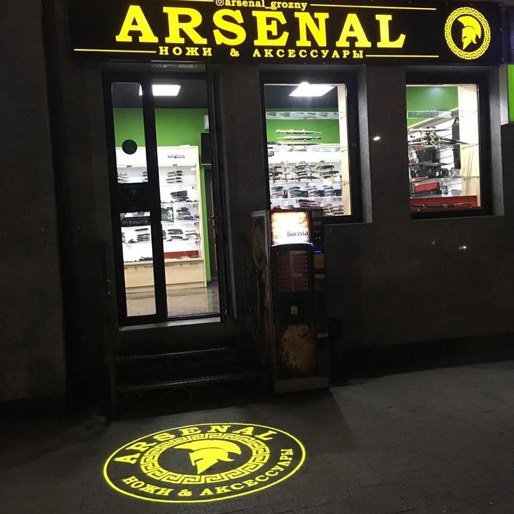 TNT Theme Park Lighting Floor Logo Laser Projection Lamp 100w Waterproof Outdoor Gobo Projector