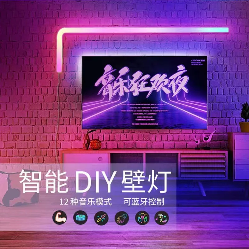 tripod Tuya Smart App Remote Control Rgb Led Sunset Light Projection Lamp Ambient Hd-mi 2.0 Smart Strip Light Tv Backlight Whole