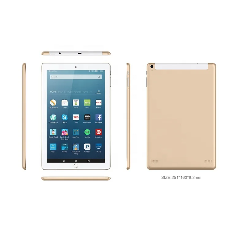 Specializing in the production of wholesale 10 inch tablet 800 * 1280 16:10 tablet 8 core 5000 mah large battery