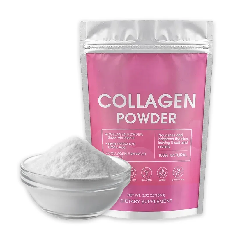 All-Natural Multi-Collagen Healthcare Supplement for Skin Whitening Hair Nails Beauty Promotes Body Health and Collagen