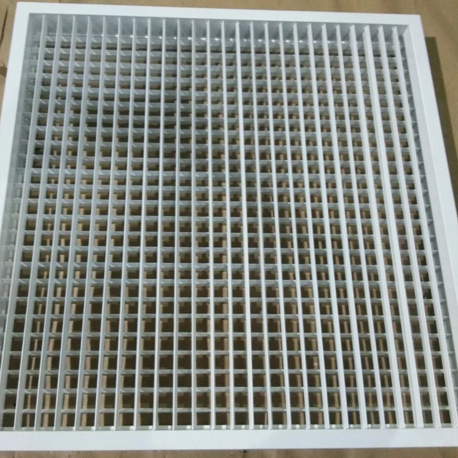 removable core single and double aluminum deflection grille