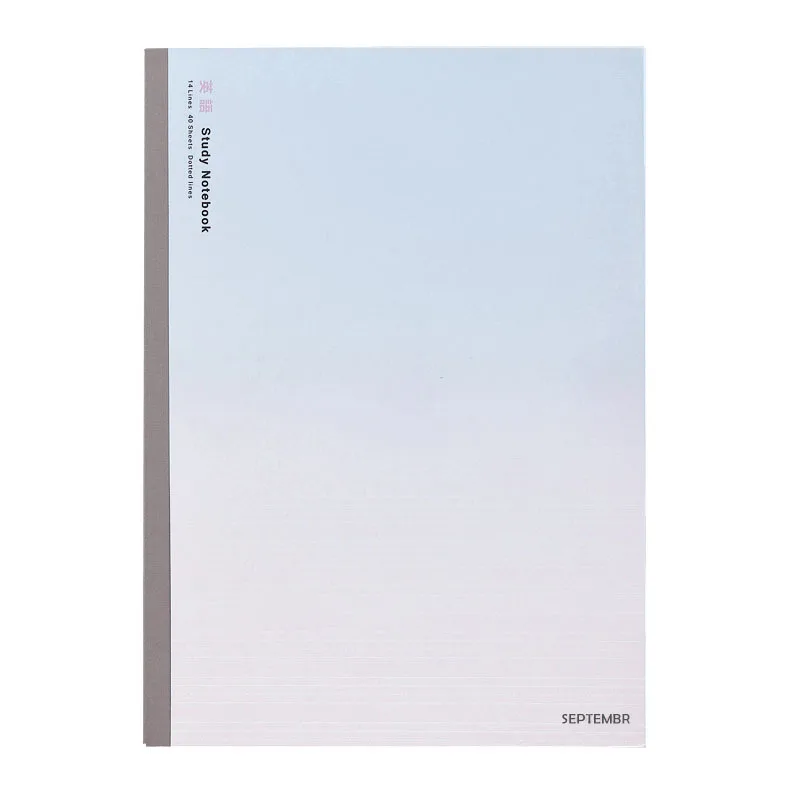 Notepad Soft Notebook Exercise Book Student Grid Blank Column Remarks Practice Note